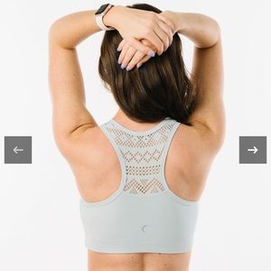 ZYIA Bomber Bra in Jade